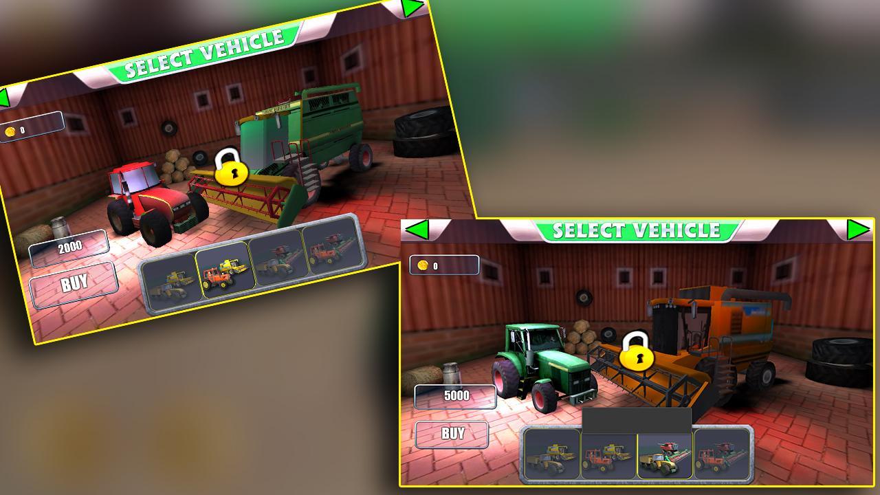 Combine Harvester Tractor Sim