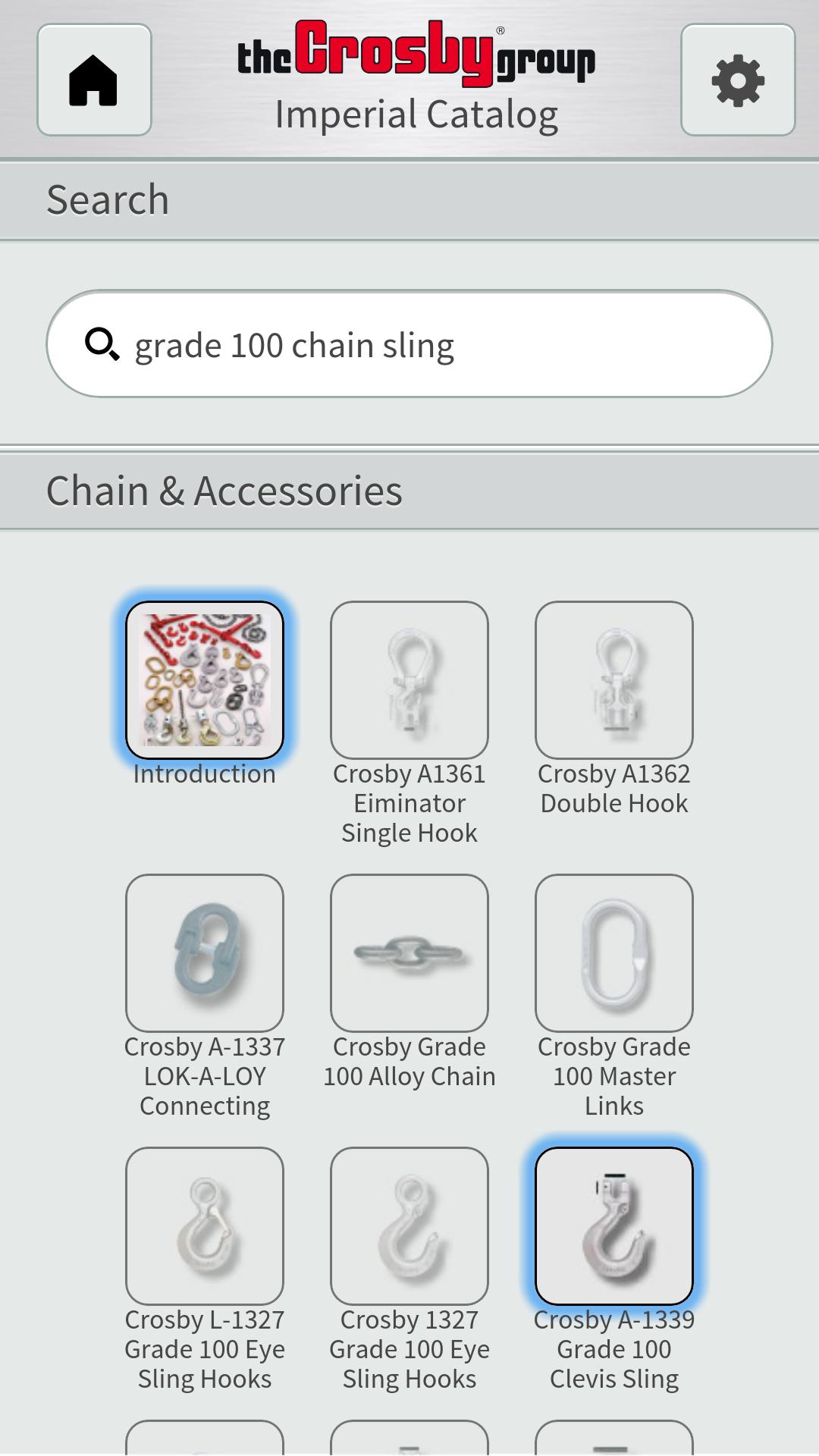 Crosby Catalog