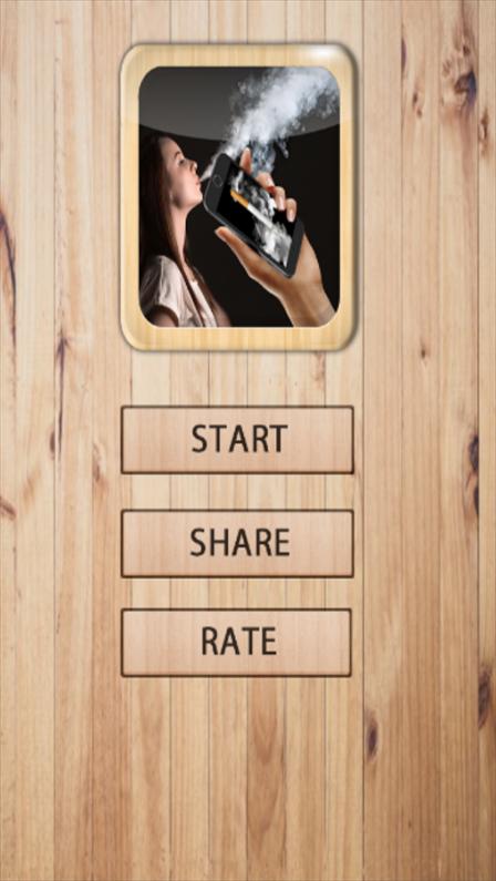 virtual cigarette roll and smoke