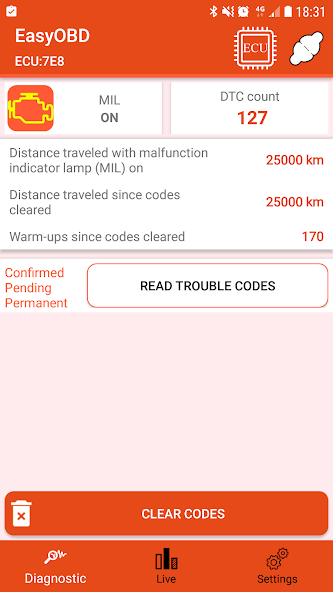 Easy OBD - ELM car scanner