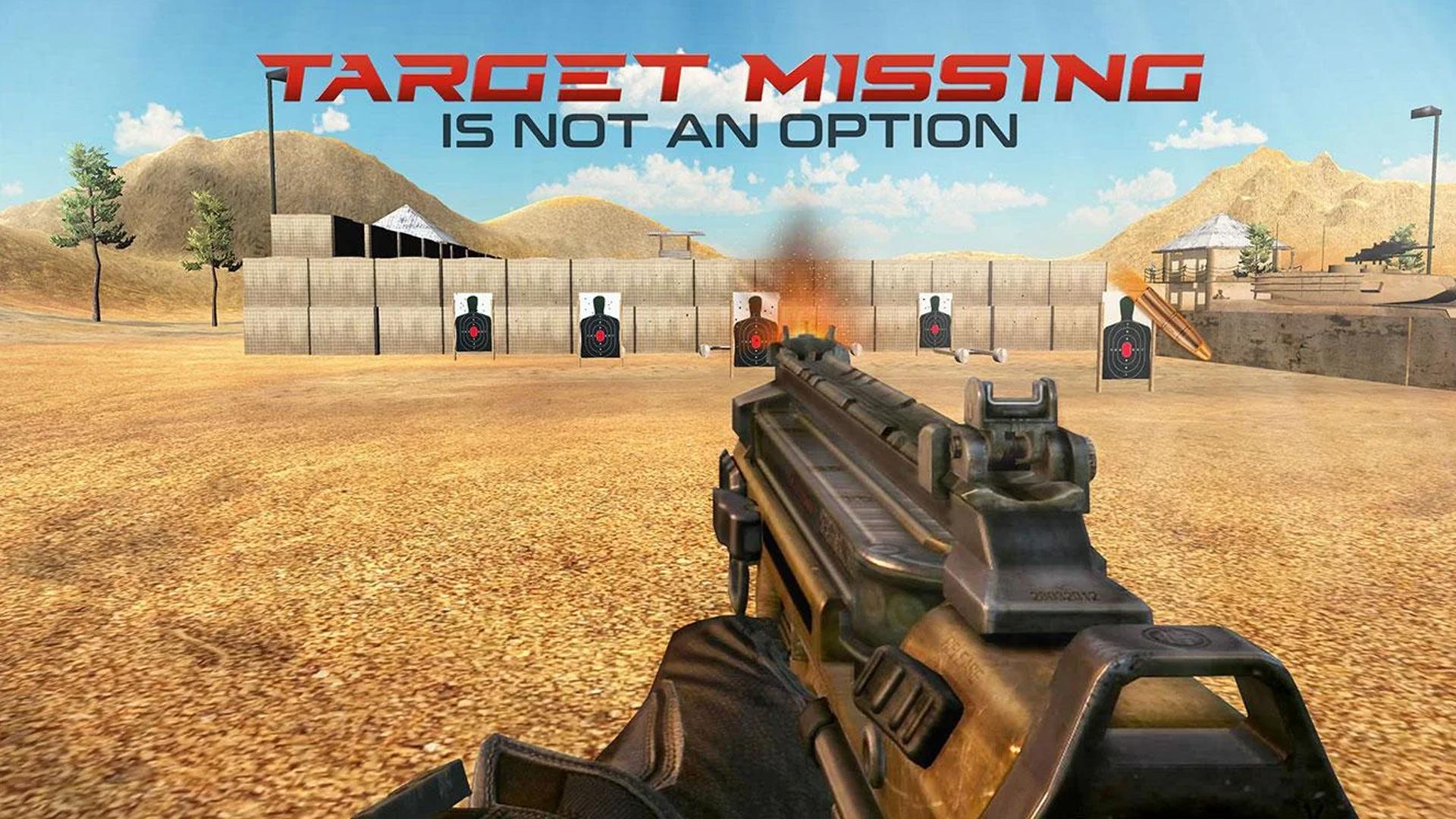 Gun Shooting Training Games 3D
