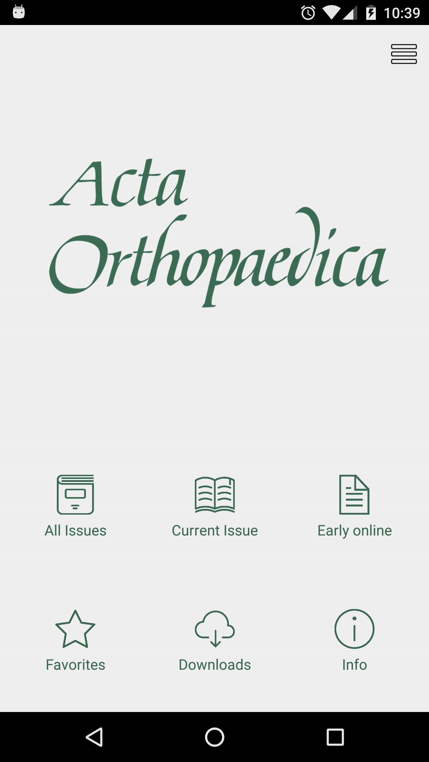 Acta Orthopaedica