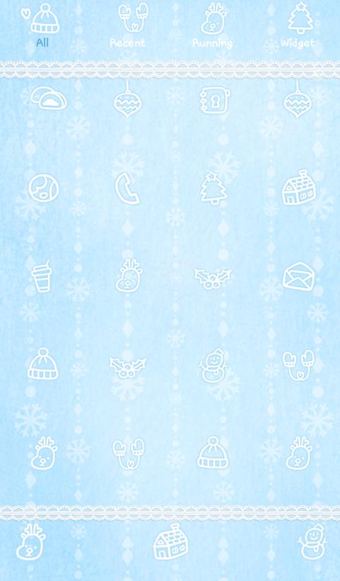 Snow flower dodol theme