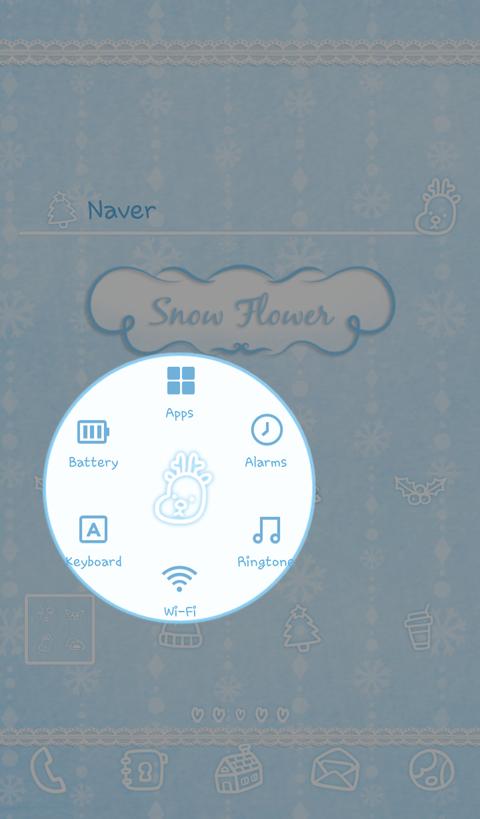 Snow flower dodol theme