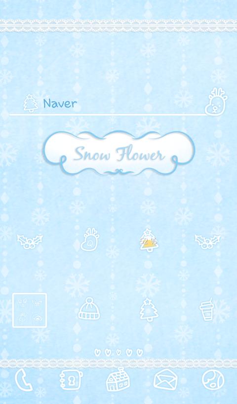 Snow flower dodol theme