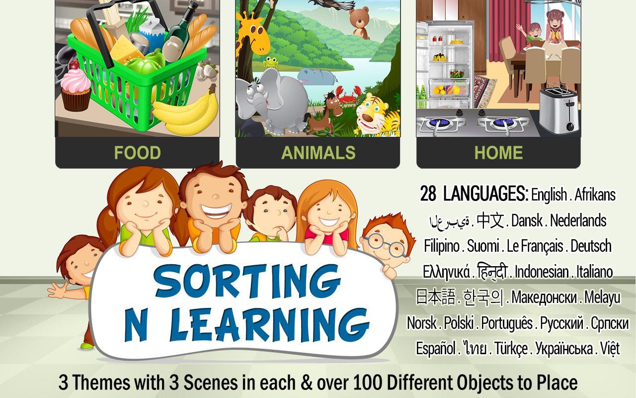 Sorting n Learning game 4 Kids