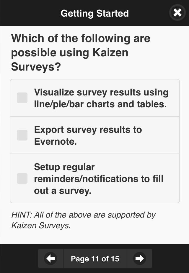 Kaizen Surveys