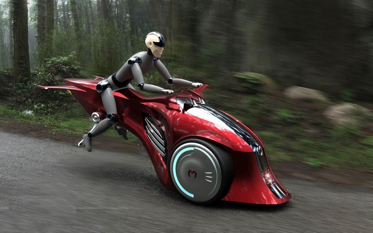 Flying Motorcycle Simulation