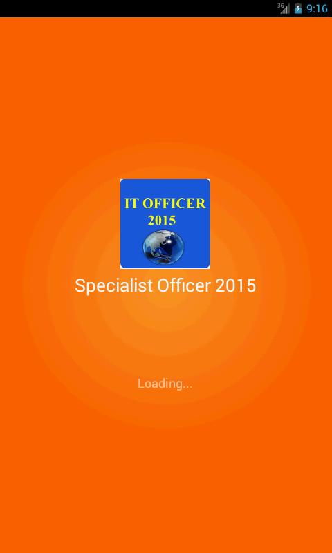 Specialist Officer 2015