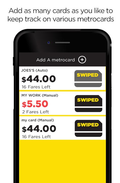 MetroCard Balance Tracker Mta