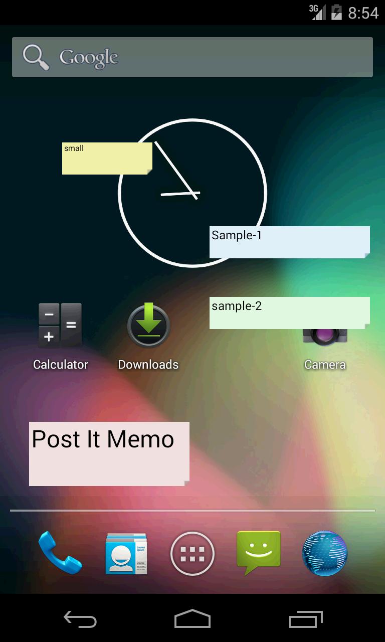 Post It Memo Live Wallpaper