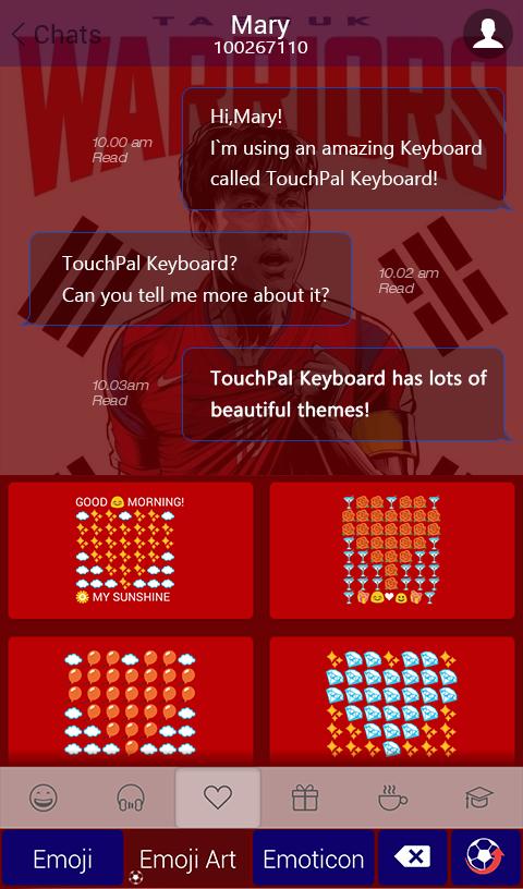 TouchPal Korea_FIFA Theme