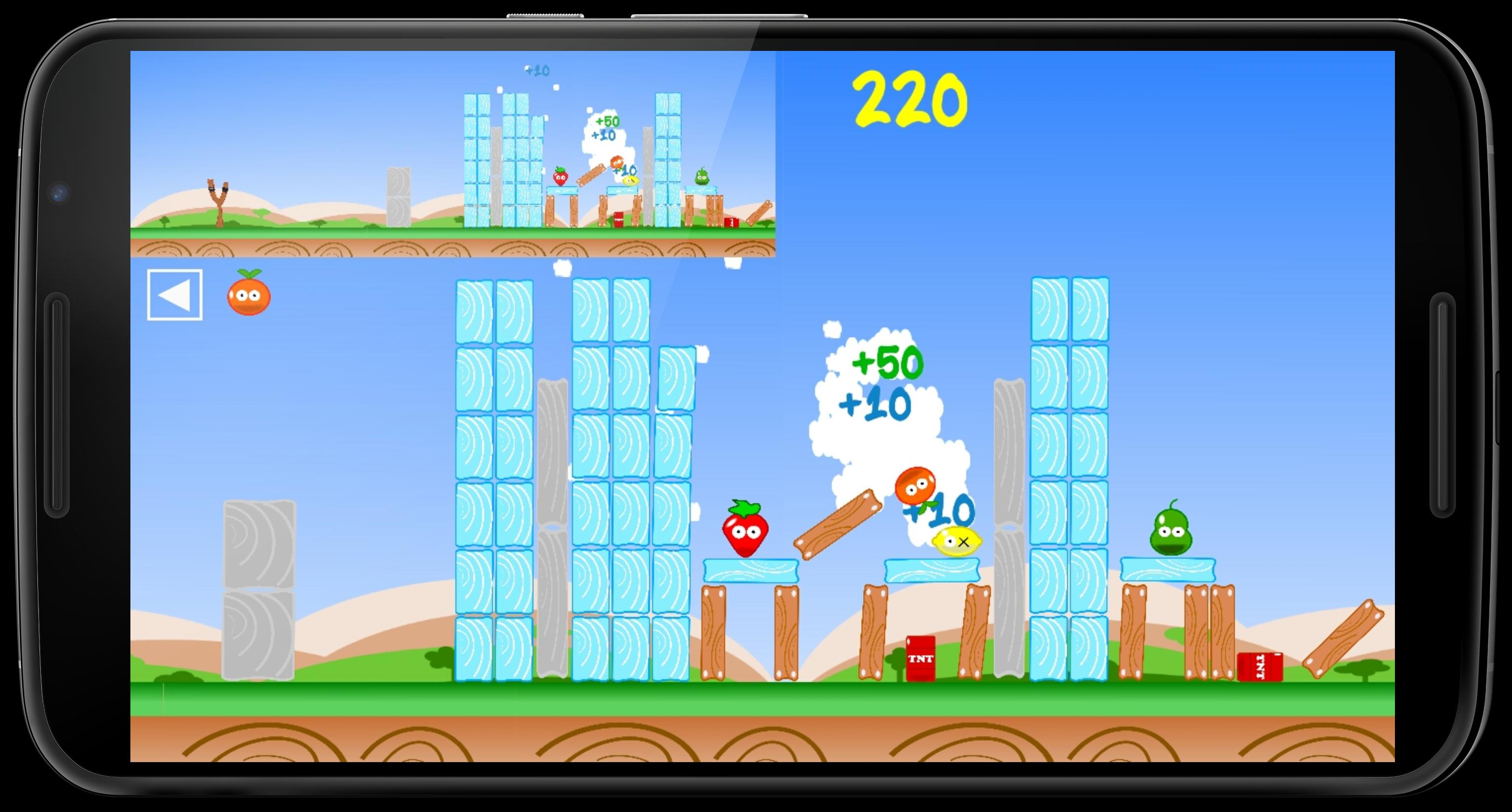 Fruit wars slingshot