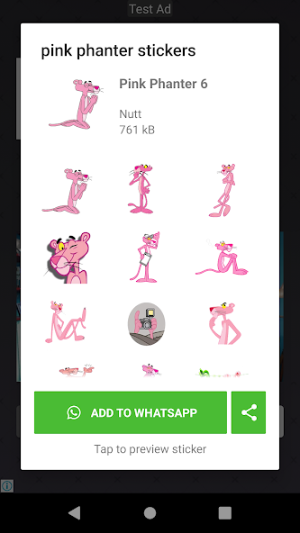 Pink Phanter Stickers