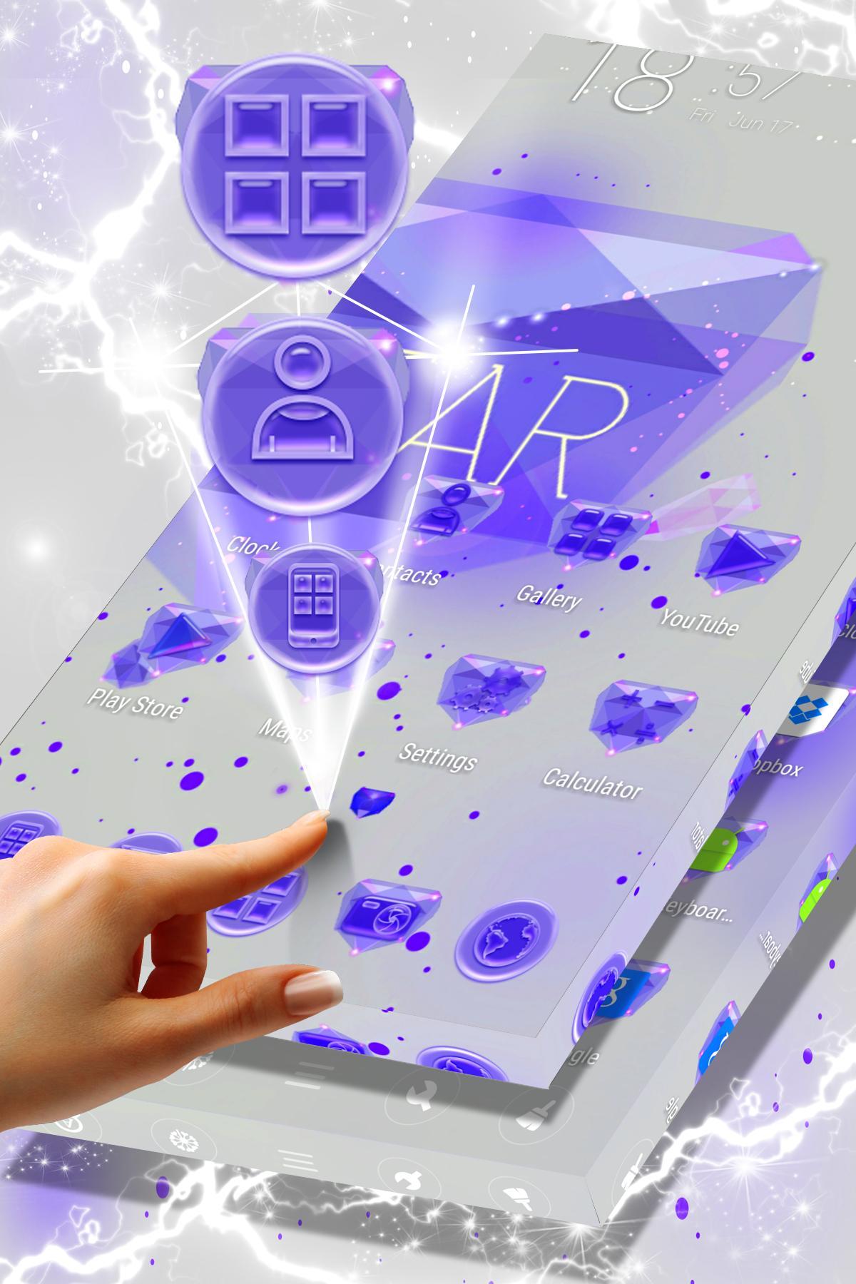 Purple Launcher Theme