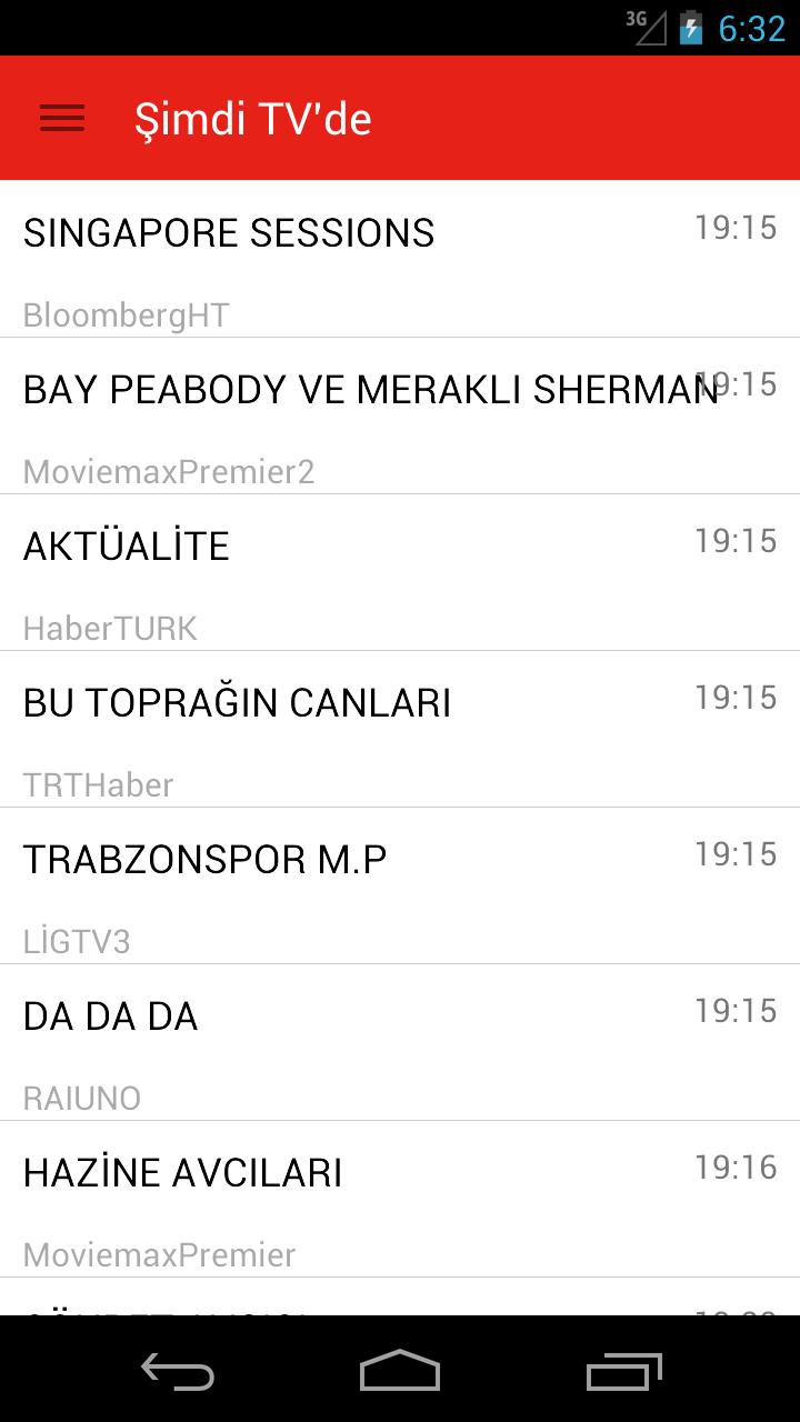 Turkish Television Guide Free