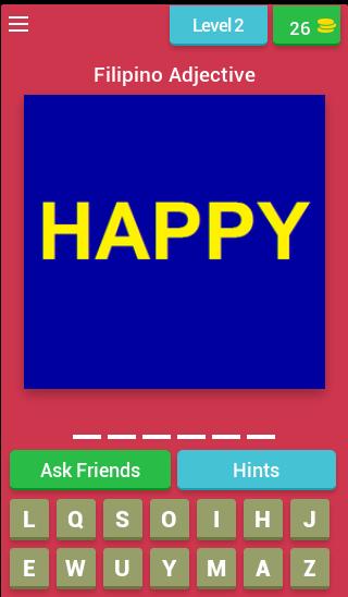 Filipino Adjective Quiz