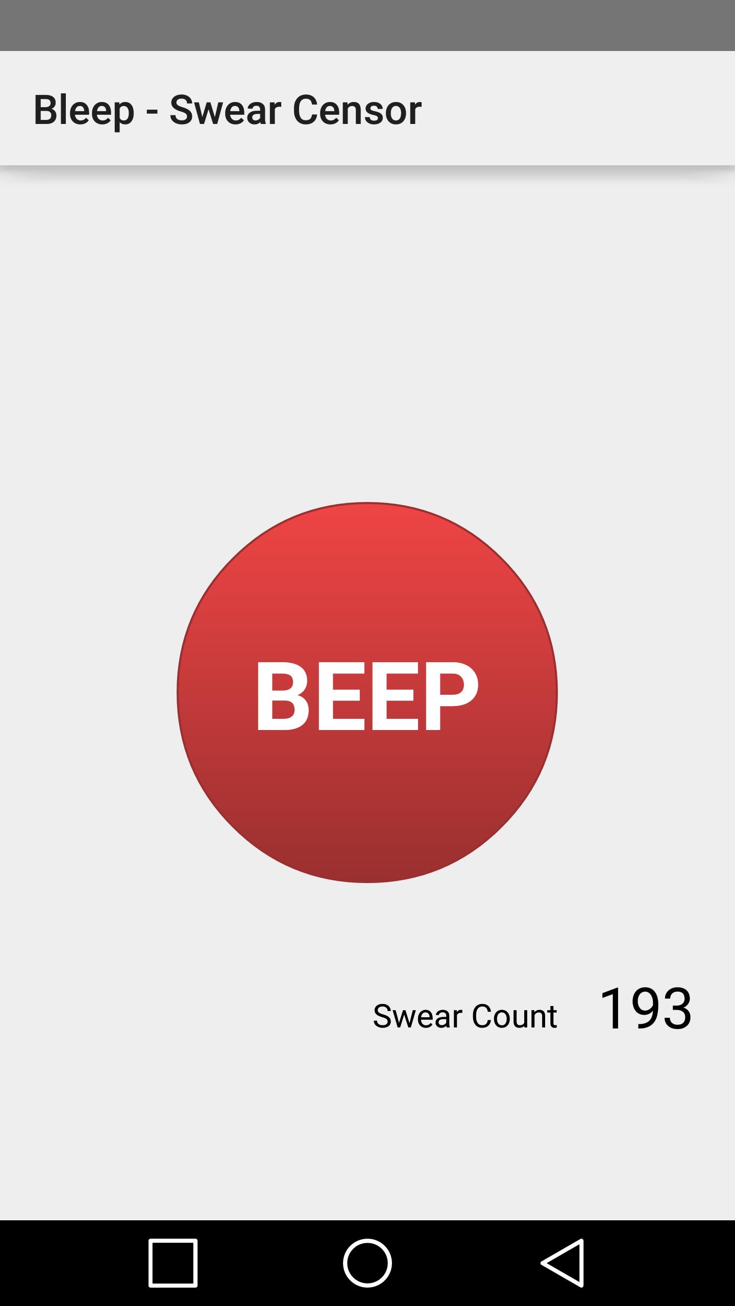 Bleep - Swear Censor