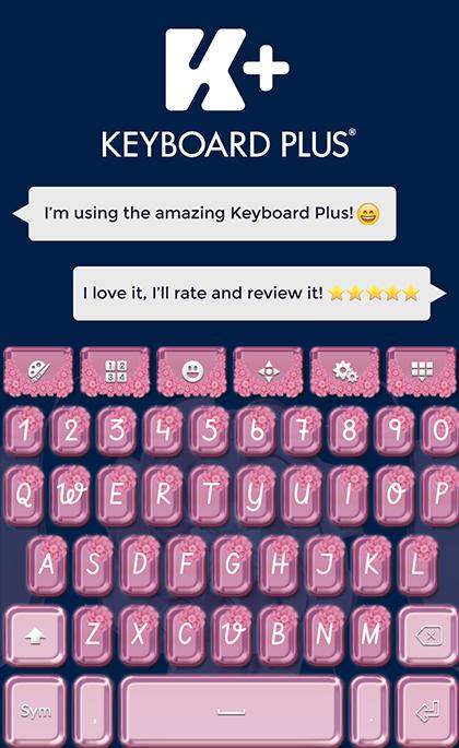 Keyboard Plus Flowers