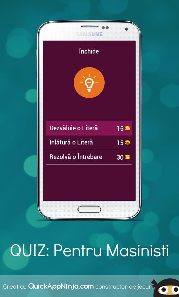 QUIZ-Pentru Masinisti