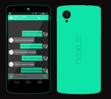 EvolveSMS Theme Minty Hangouts