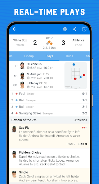 Scores App: MLB Baseball