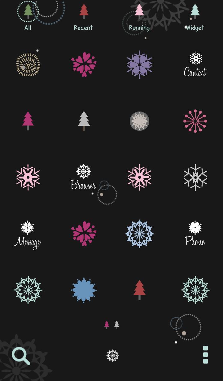 Snow Flake Dodol Theme
