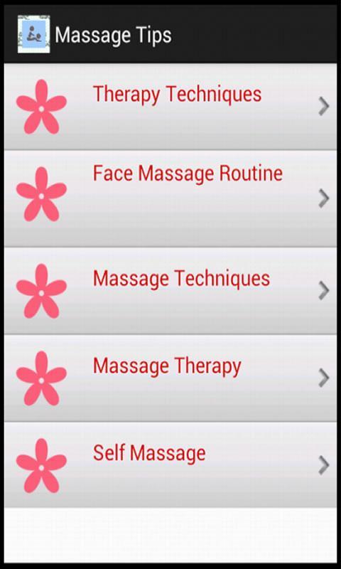 Massage Tips