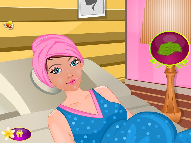 Pregnant Mom Salon Spa Games