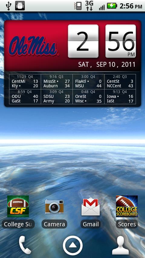 Ole Miss Rebels Live Clock