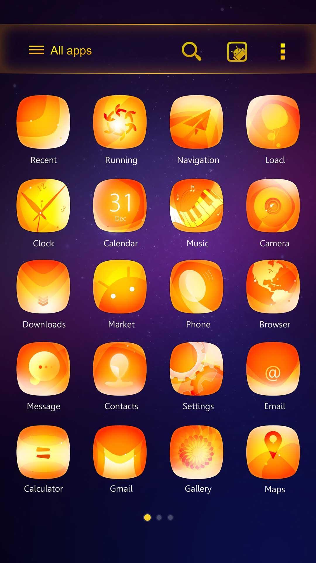 Magic Color GO Launcher Theme