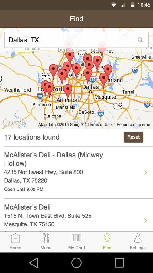 McAlister's Deli DeliClub