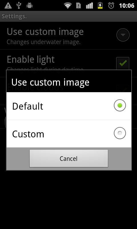 Water Pool Live Wallpaper