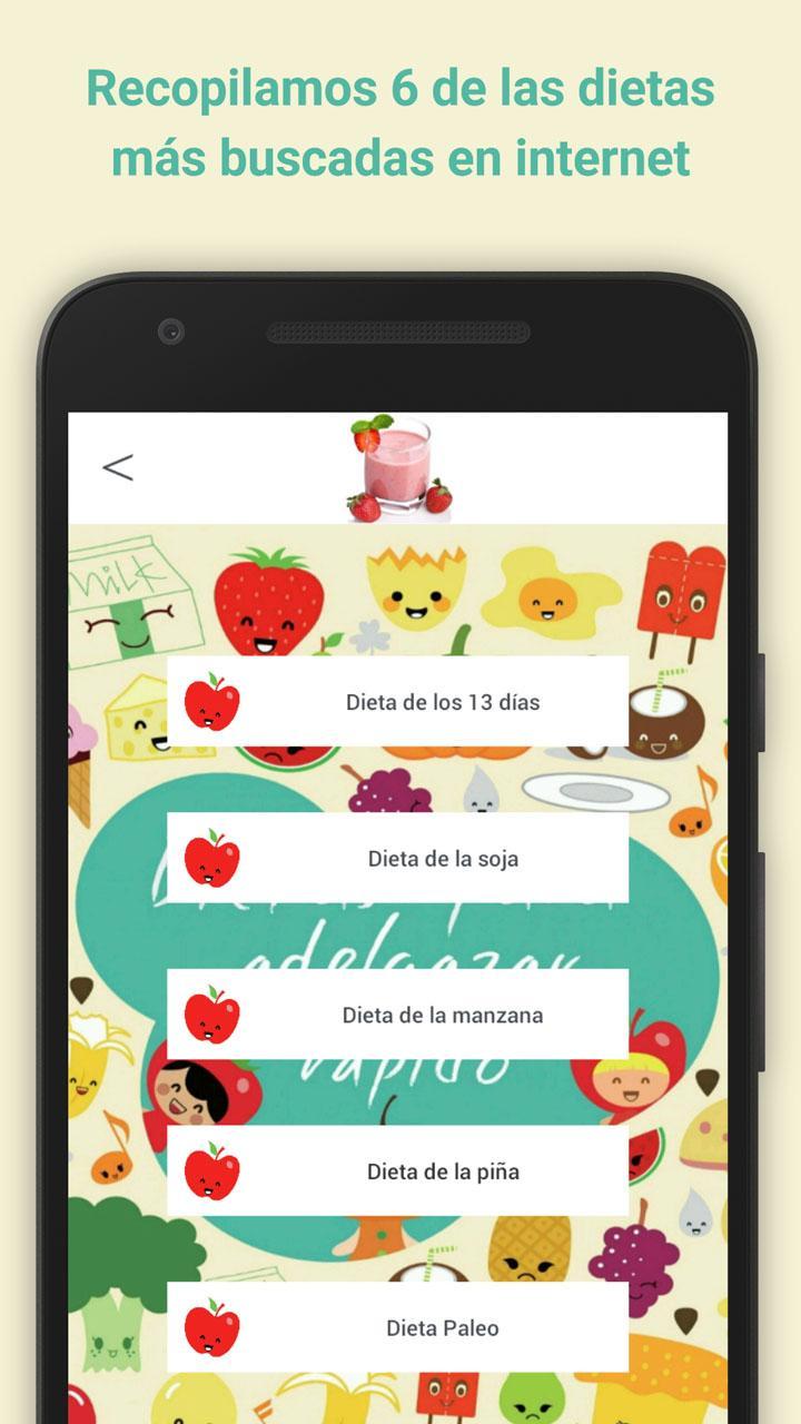 Dietas para adelgazar rapido