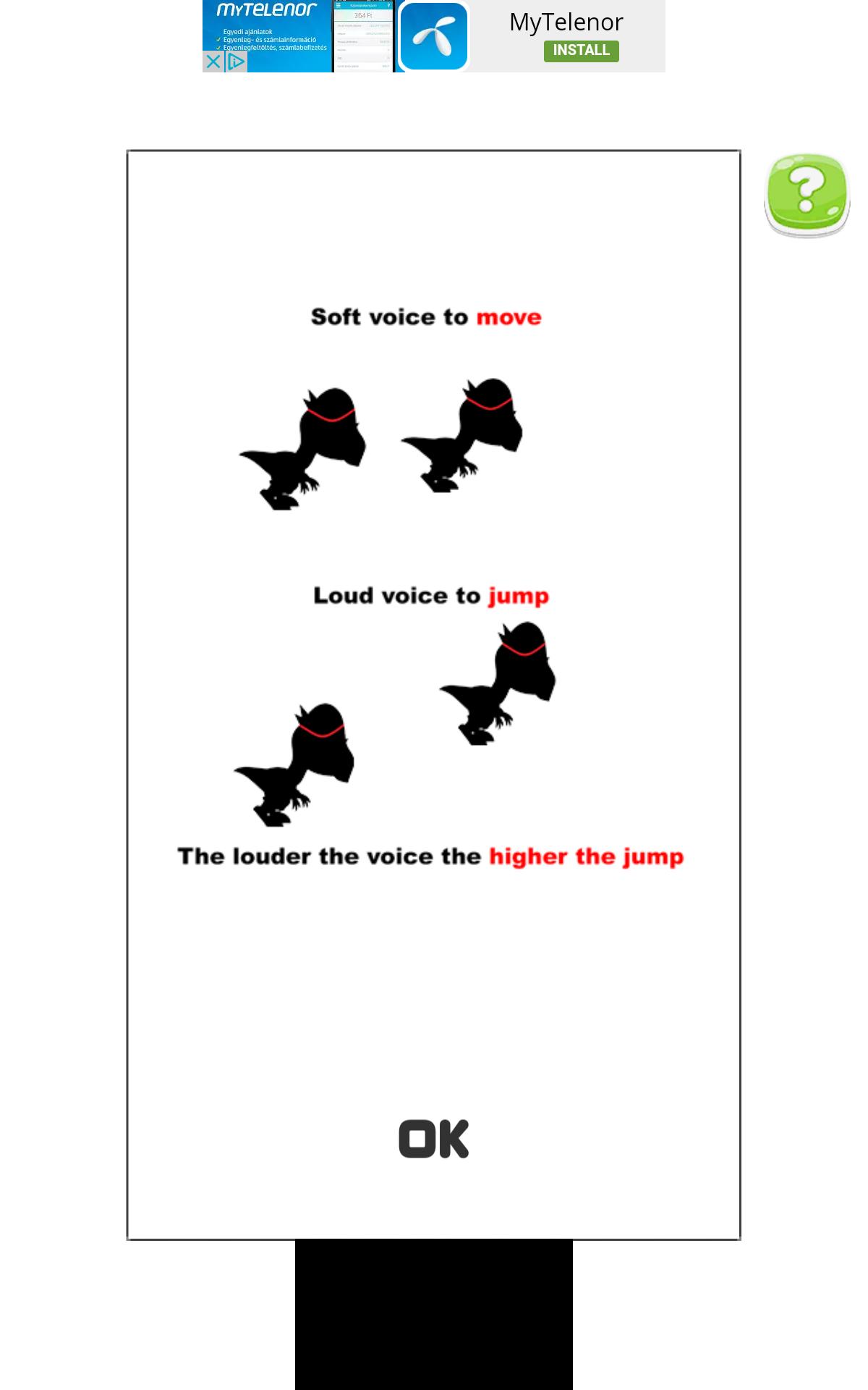 T rex Hero Go Scream Game