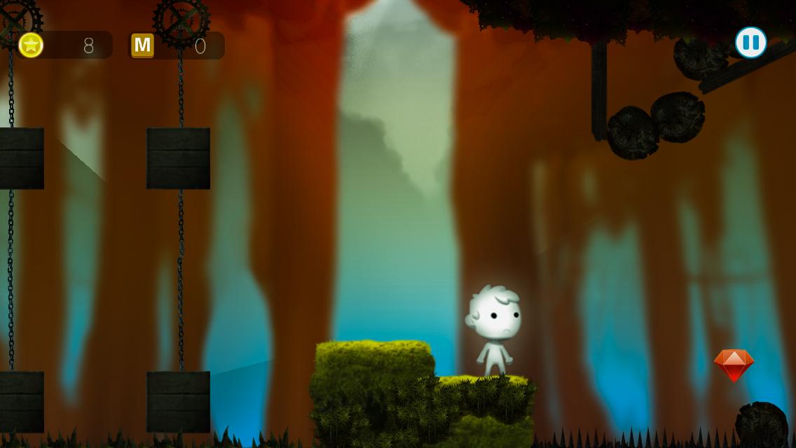 ANGEL BOY SCARY FOREST