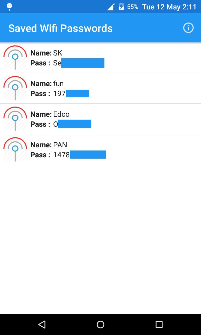 Wifi Password Reminder
