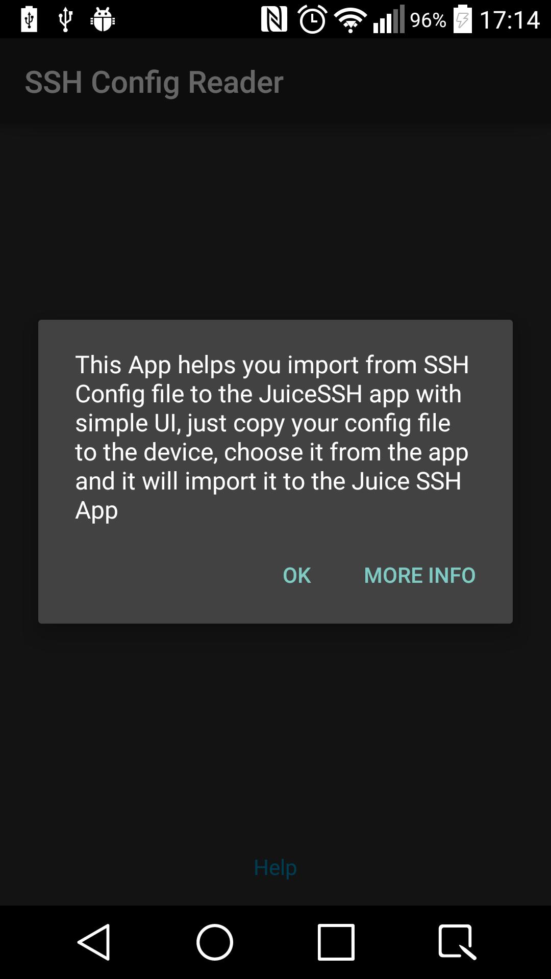 JuiceSSH Config reader