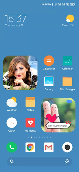 Moments Widget