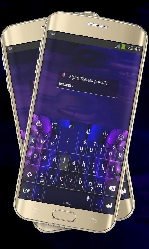 Stylish Blue Keypad Cover