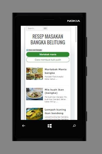 Resep Masakan khas Bangka