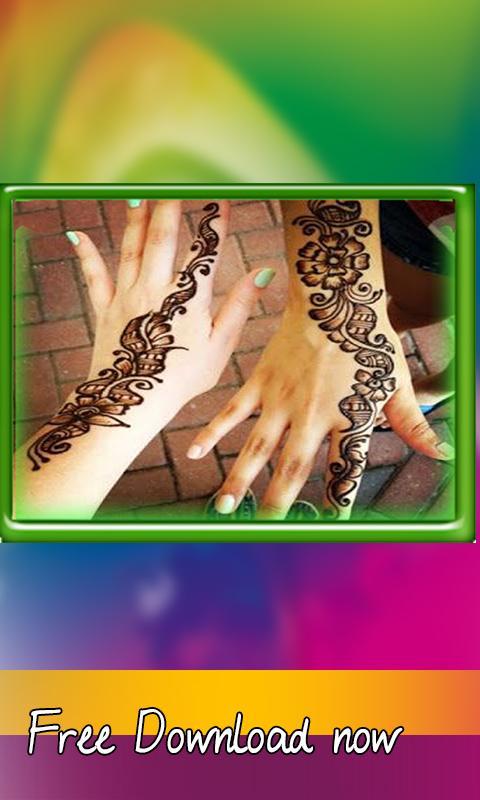 Simple Mehndi Designs Thin