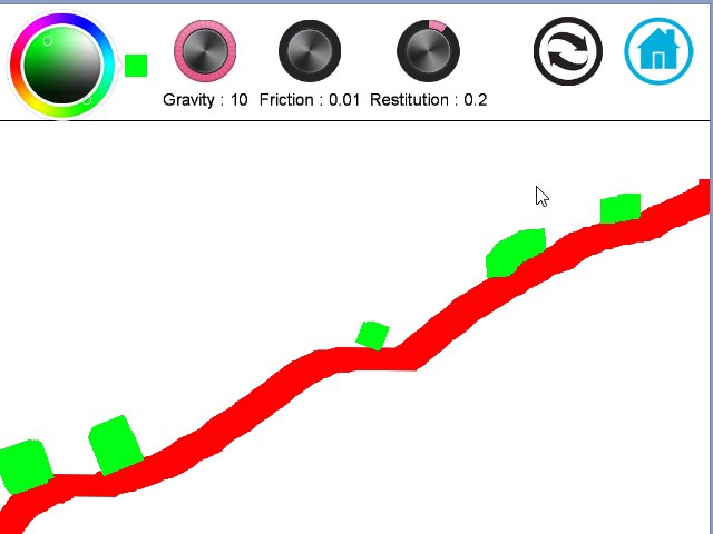 Coloring Book with Gravity
