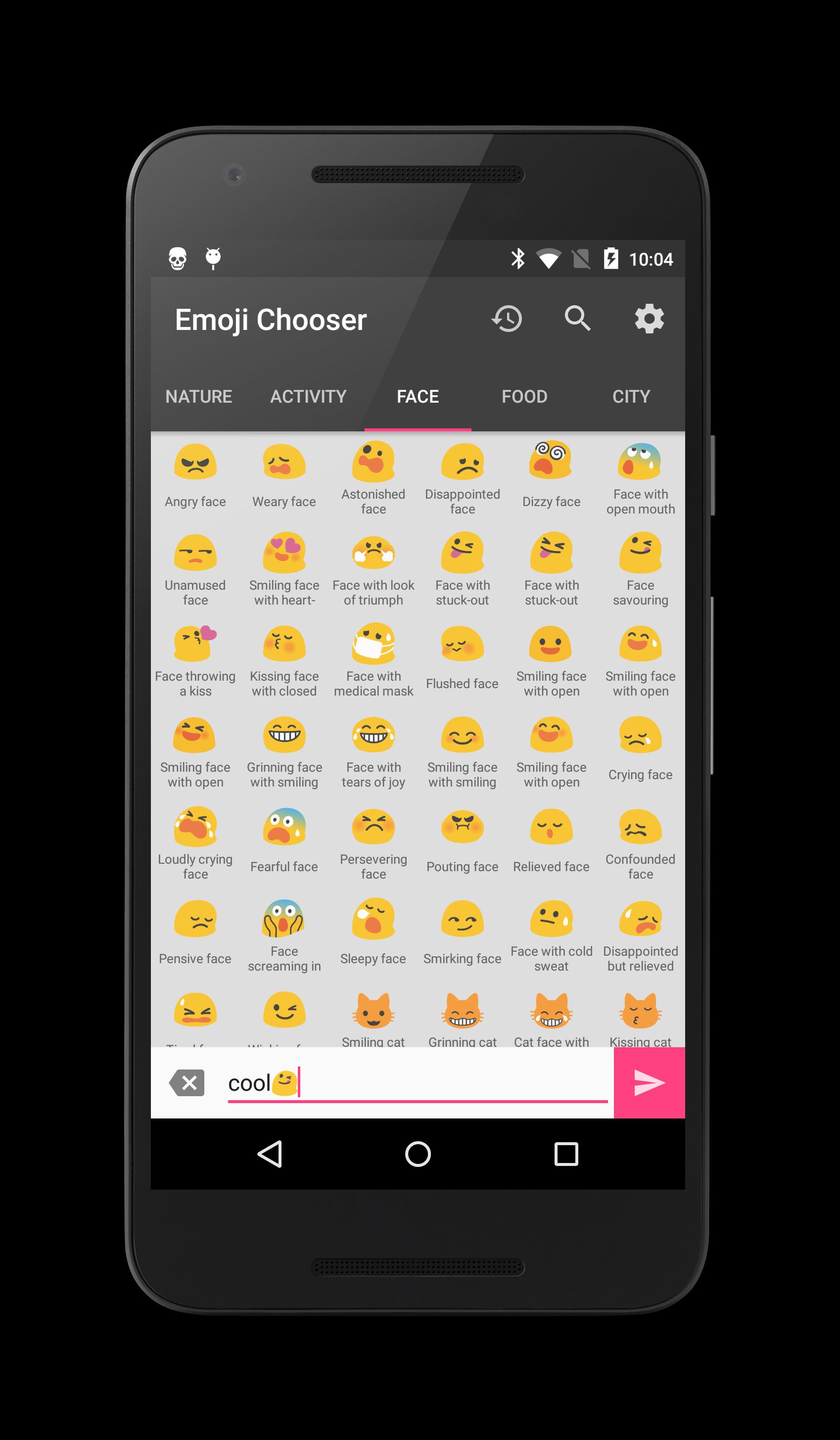 Emoji Chooser(EmoticonInput)