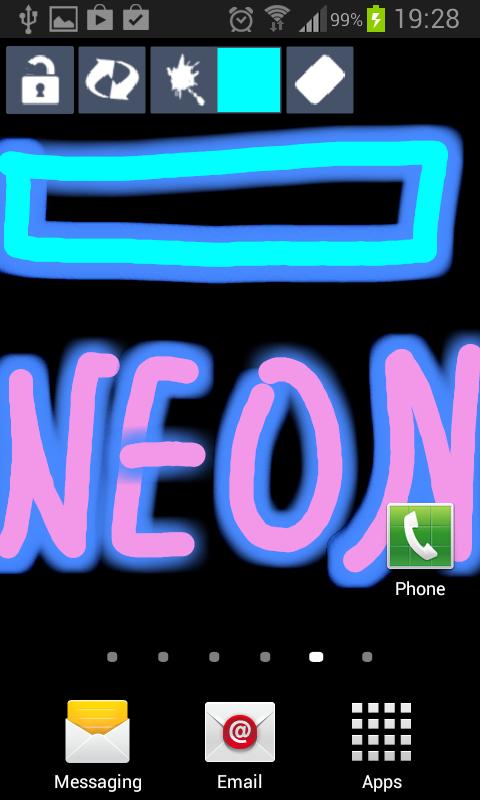 Neon Paint Live Wallpaper