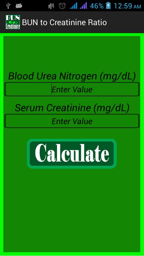 BUN To Creatinine Ratio