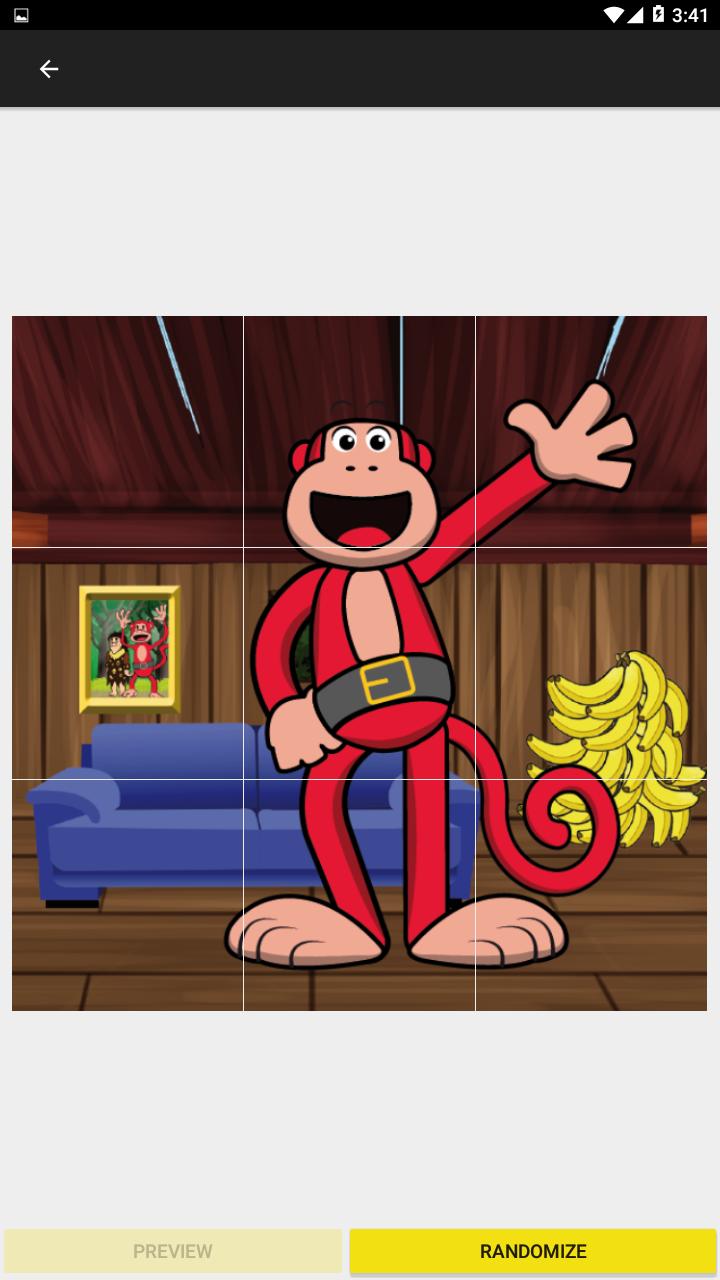 Rompecabezas con el Mono Silabo