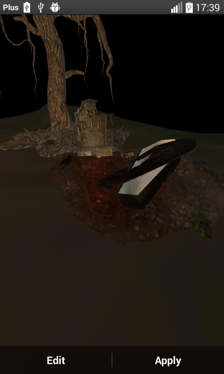 Halloween House 3D Wallpaper