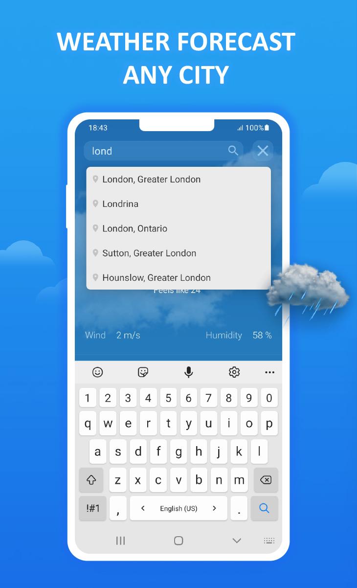 The weather is your forecaster