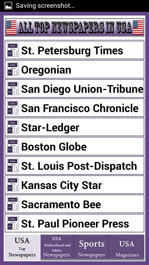 USA Newspapers & Top Magazines